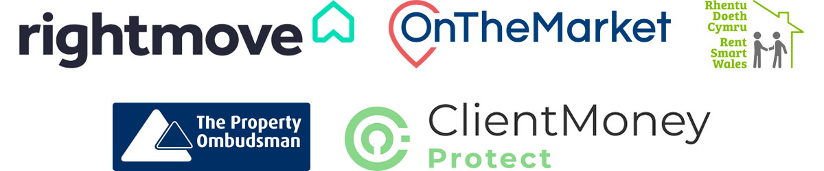 Rightmove, On The Market, Rent Smart Wales, The Property Ombudsman, Client Money Protect